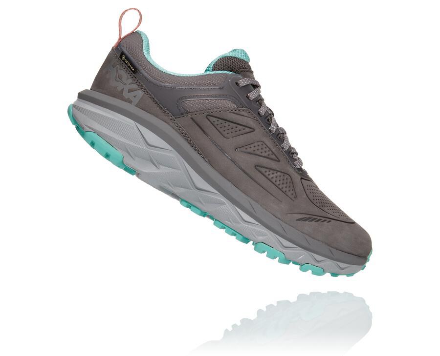 Hoka One One Trainers Womens Grey - Challenger Low GORE-TEX - 35492BNUD